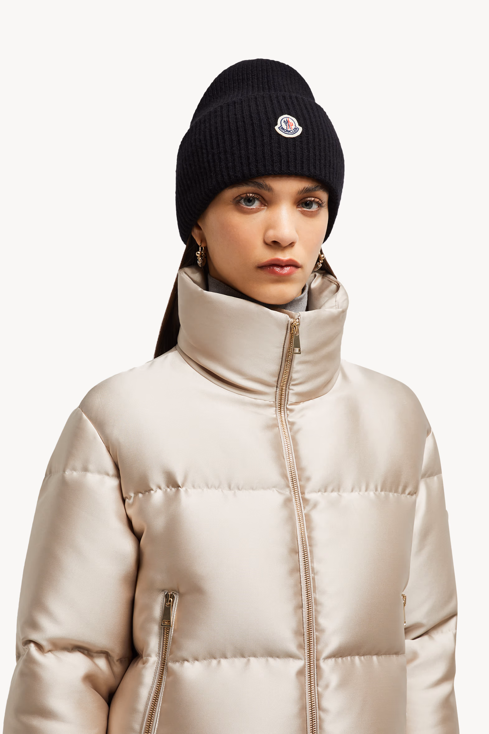 Gorro de lana Mujer Negro Moncler 2